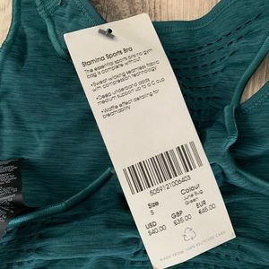 Sweaty Betty Stamina Sports Bra, size small